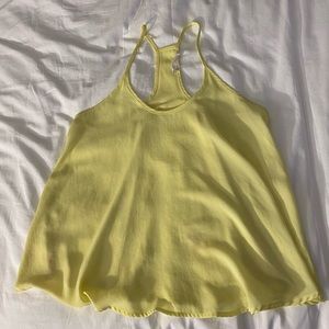 Neon yellow tank
